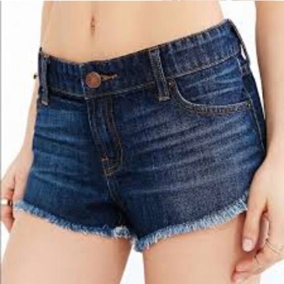 BDG Dolphin Low Rise Cutoff Denim Shorts - Picture 13 of 13